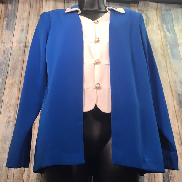 Leslie belle button down blazer business jacket - Picture 3 of 8